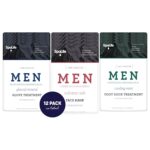 SpaLife Men's 12-Piece Spa Set: Repairing Hand Gloves for Dry Hands, Cooling Mint Foot Socks for Cracked Heels, and Moisturizing Face Mask Ultimate Men Grooming and Relaxation Gift Kit - Image 2