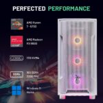 Skytech Gaming Archangel Desktop PC, Ryzen 7 5700 3.7 GHz (4.6GHz), AMD RX 6600 8GB, 1TB NVMe SSD, 16GB DDR4 RAM 3200, 650W Gold PSU, Wi-Fi, Win 11 - Image 7