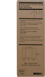 Pacon Extra Fold Presentation Board, White, 48"x36" - Image 3