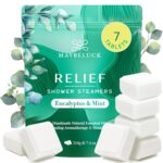 Eucalyptus Mint Shower Steamers 7 Pack - Eucalyptus for Shower, Relaxation Spa Gifts for Women & Men, Natural Essential Oil Bombs for Self Care - Image 2