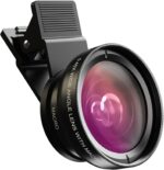 MIAO LAB 2-in-1 Phone Camera Lens Kit, 12.5X Macro + 0.45X Wide Angle (140°) Cell Phone Clip-on Lens for iPhone/Android, Includes Travel Bag - Image 2