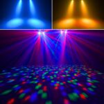 DJ Lights with Stand, Rotating Disco Ball PartyBar Light Set, LED DJ Lights Remote & Sound Activated, Mobile Stage Lighting Package, for Parties Gig Bar Move Band Wedding Halloween Christmas - Image 4
