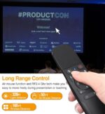 Presentation Remote with Air Mouse Function, Wireless Presenter Clicker RF 2.4GHz USB Laser Pointer Presenter Control PowerPoint Presentation Clicker for Mac, Laptop, Computer - Image 7