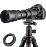 JINTU 420-800mm f/ 8.3 Manual Telephoto Zoom Lens + T-Mount for Canon EOS Rebel SL2 SL1 T3 T3i T4i T5 T5i T6 T6i T6s T7 T7i 4000D 6D 7D 60D 70D 77D 80D 5D II/III/IV 550D 650D SLR Camera Lenses - Image 2