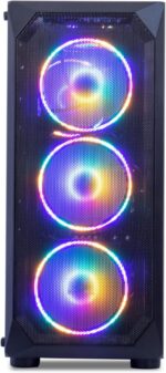 MXZ Gaming PC Computer R5 3600, RTX 4060, 16G DDR4, NVME 500G, A320,6RGB Fans,Windows 11 Pro Ready to use, Gamer Desktop Computer(R5 3600| RTX 4060) - Image 6