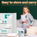 Ctosree 36 Pcs Tri Fold Display Board,36" x 48" Portable Lightweight Foldable Presentation Poster Board for Office Projects Exhibitions Workshops, White - Image 8