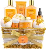Gifts for Women Gift Basket for Women - 10 Pc Almond Milk & Honey Beauty & Personal Care Set - Home Bath Pampering Package for Relaxing - Spa Self Care Kit - Thank You, Birthday, Mom, Anniversary Gift - Image 2