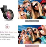 MIAO LAB 2-in-1 Phone Camera Lens Kit, 12.5X Macro + 0.45X Wide Angle (140°) Cell Phone Clip-on Lens for iPhone/Android, Includes Travel Bag - Image 4