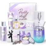 Gifts for Women Spa Gifts Baskets for Women Birthday Gifts Lavender Bath and Body Sets Mothers Day Gifts Relaxing Self Care Get Well Gift for Mom Her Girlfriends Sister Teacher Friends Coworkers - Image 2