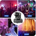 U`King LED Moving Head Light RGBW Beam Lights with DMX for Live Show DJ Disco Events Party Stage Lighting KTV Wedding Christmas and Halloween(1 PCS) - Image 9