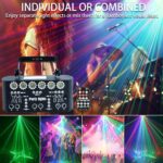 Wuzstar 27-Eye Party DJ Light with Remote, LED Strobe Effects, DMX Control & Sound Activity - Disco Stage Lighting for Clubs, Weddings, DJ Shows, Xmas, Halloween - Image 10