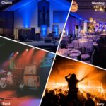 Stage Par Lights, Super Bright RGBW LED Par Can Light with Remote & DMX Control, Stage Light Sound Activated DJ Uplighting for Event Festival Party Indoor Church Stage Lighting - Image 6