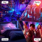 Moving Head Light 2 Pack 90W LED Beam Stage Light RGBW 4-in-1 DJ Lights Moving Head Spot Sound Activated DMX for Wedding Live Show Christmas Party - Image 8