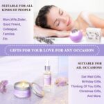 Gifts for Women Spa Gifts Baskets for Women Birthday Gifts Lavender Bath and Body Sets Mothers Day Gifts Relaxing Self Care Get Well Gift for Mom Her Girlfriends Sister Teacher Friends Coworkers - Image 5