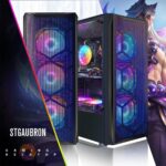 STGAubron Gaming PC Desktop Computer, Intel Core i7 up to 3.9 GHz, Radeon RX 580 8G, 16G RAM, 512G SSD, WiFi, Bluetooth 5.0, RGB Fan x6, Windows 10 Home - Image 3