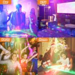 DJ Disco Stage Party Lights - Northern Laser Light Effect RGB Led Sound Activated Strobe Lighting with Remote Control for Indoor Birthday Halloween Karaoke Club KTV - Image 5
