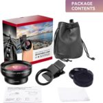 MIAO LAB 2-in-1 Phone Camera Lens Kit, 12.5X Macro + 0.45X Wide Angle (140°) Cell Phone Clip-on Lens for iPhone/Android, Includes Travel Bag - Image 7