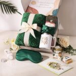 Self Care Gift Basket for Women Birthday Relaxing Spa Set Gifts with Luxury Flannel Blanket Sympathy Care Package Get Well Soon Thinking of You for Mom Wife Sister Best Friend Grandma - Image 9
