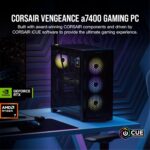 Corsair Vengeance a7400 Series Gaming PC – Liquid Cooled AMD Ryzen 7 9700X CPU – NVIDIA GeForce RTX 4070 Super GPU – 32GB Vengeance RGB DDR5 Memory – 1TB M.2 SSD – Black - Image 3