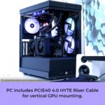 iBUYPOWER Y40 PRO Black Gaming PC Desktop Computer Intel Core i7 14700KF CPU, NVIDIA GeForce RTX 5070 12GB GPU, 32GB DDR5 RGB 5200MHz RAM, 1TB NVMe SSD, Windows 11 Home, Keyboard, Mouse - Y40BI7N5702 - Image 5