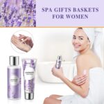 Gifts for Women Spa Gifts Baskets for Women Birthday Gifts Lavender Bath and Body Sets Mothers Day Gifts Relaxing Self Care Get Well Gift for Mom Her Girlfriends Sister Teacher Friends Coworkers - Image 4