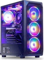 MXZ Gaming PC Computer R5 3600, RTX 4060, 16G DDR4, NVME 500G, A320,6RGB Fans,Windows 11 Pro Ready to use, Gamer Desktop Computer(R5 3600| RTX 4060) - Image 2