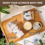 Self Care Gift Basket for Women Birthday Relaxing Spa Set Gifts with Luxury Flannel Blanket Sympathy Care Package Get Well Soon Thinking of You for Mom Wife Sister Best Friend Grandma - Image 7