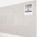 AKTOP Cork Board Bulletin Board 47"x35", 12 Pack Removable Felt Cork Board Tiles for Wall, Large Corkboard Notice Pin Board for Office, School & Home, 48 Safe Adhesive Tabs, 20 Push Pins, Latte - Image 2