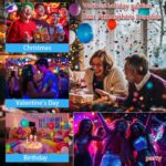 Wuzstar 27-Eye Party DJ Light with Remote, LED Strobe Effects, DMX Control & Sound Activity - Disco Stage Lighting for Clubs, Weddings, DJ Shows, Xmas, Halloween - Image 9