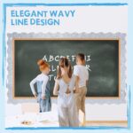 60 Feet Bulletin Board Borders, 45 Sheets Silvery Glittering Scalloped Border Trim, Walls, Desks, Windows, Doors, Chalkboards, Whiteboards Decors for School, Classroom, Home & Offices - Image 5