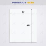 Golden State Art, Pack of 50, Foam Core Backing Boards (1/8" Thick, 8x10 White) - Image 3