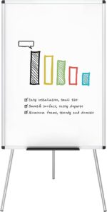 VIZ-PRO Whiteboard Easel, 36 x 24 Inches, Portable Dry Erase Board Height Adjustable for School Office and Home - Image 2