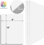 Mat Board Center, Pack of 25 Foam Boards (White Color, 8x10 1/8") - Image 3