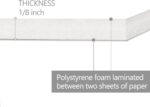 Mat Board Center, Pack of 25 Foam Core Backing Boards 1/8" (8x8, White) - Image 10