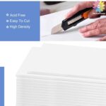 Mat Board Center, Pack of 25 Foam Boards (White Color, 8x10 1/8") - Image 4