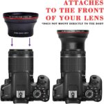 Tectra 55MM 0.43x Professional HD Wide Angle Lens (Macro Portion) for Nikon Cameras with DX NIKKOR 18-55mm f/3.5-5.6G VR and 55MM Sony E Lenses - Image 6