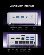 KAMRUI Hyper H2 Mini Gaming PC, in·tel Core i9-11900H (Beat 1195G7/5825U, up to 4.9GHz) 32GB RAM 1TB SSD Mini Desktop Computers, Triple 4K Display 6*USB3.2, USB-C, HDMI, DP, WiFi6, BT5.2, Office Home - Image 6