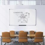 VIZ-PRO Dry Erase Board/Magnetic Whiteboard, 72 x 48 Inches, Large Wall Mounted Board for School Office and Home 6' x 4' - Image 6