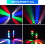 U`King Spider Moving Head Light 8x10W LEDs Beam DJ Lights RGBW Sound Activated and DMX-512 Control for Party Pub Festival Disco Show Wedding Event Stage Lighting - 2 Packs - Image 5
