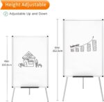 VIZ-PRO Whiteboard Easel, 36 x 24 Inches, Portable Dry Erase Board Height Adjustable for School Office and Home - Image 3