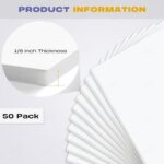 Golden State Art, Pack of 50, Foam Core Backing Boards (1/8" Thick, 8x10 White) - Image 7