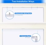 Magnetic White Board Dry Erase Board for Wall，72" x 48" (6ft x 4ft) Wall-Mounted Aluminum Frame Marker Board, Foldable Portable Whiteboard with a Long Pen Tray for School, Classroom, Office & Home - Image 8
