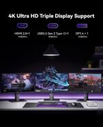 KAMRUI Hyper H2 Mini Gaming PC, in·tel Core i9-11900H (Beat 1195G7/5825U, up to 4.9GHz) 32GB RAM 1TB SSD Mini Desktop Computers, Triple 4K Display 6*USB3.2, USB-C, HDMI, DP, WiFi6, BT5.2, Office Home - Image 7