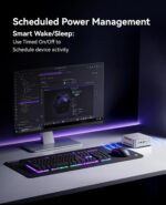 KAMRUI Hyper H2 Mini Gaming PC, in·tel Core i9-11900H (Beat 1195G7/5825U, up to 4.9GHz) 32GB RAM 1TB SSD Mini Desktop Computers, Triple 4K Display 6*USB3.2, USB-C, HDMI, DP, WiFi6, BT5.2, Office Home - Image 8