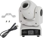 Topteng 1/2/4 Moving Head 120W 8Gobo Stage Lighting RGBW LED DJ DMX Beam Bar Party Light 9/11 Channels Sound Activated DJ Lights for Church Wedding Disco Party Nightclub Live Show - Image 2