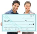 Giant Reusable Dry Erase Check 30x16 Inch - Large Presentation Board for Fundraisers & Awards | Oversized Donation Sign with 2 Markers (Green) - Image 8