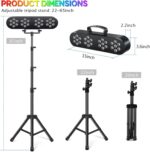 DJ Lights with Stand, Telbum Stage Lighting Packages Sound Activated LED Party Bar Light Set, for Mobile Booth Gig Bar Wedding Church Band - Image 4