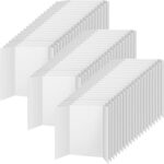 Ctosree 100 Pcs Trifold Poster Board Bulk 14 x 22 Inch Fold Presentation Display Science Project Board for School Workshop Business Projects Exhibition Supplies, White - Image 2