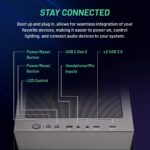 Skytech Gaming Nebula Desktop PC, Ryzen 5 5500 3.6 GHz (4.2GHz), AMD RX 6500XT 4GB, 1TB NVMe SSD, 16GB DDR4 RAM 3200, 650W Gold PSU, Wi-Fi, Win 11 - Image 6