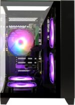 LXZ Desktop PC Computer Ryzen 5-5600GT 8 core 3.6GHz, 16G DDR4 RAM, 512G NVME SSD, Tower Computer with 400W Power Supply for Working, Home and Office (Black) - Image 6